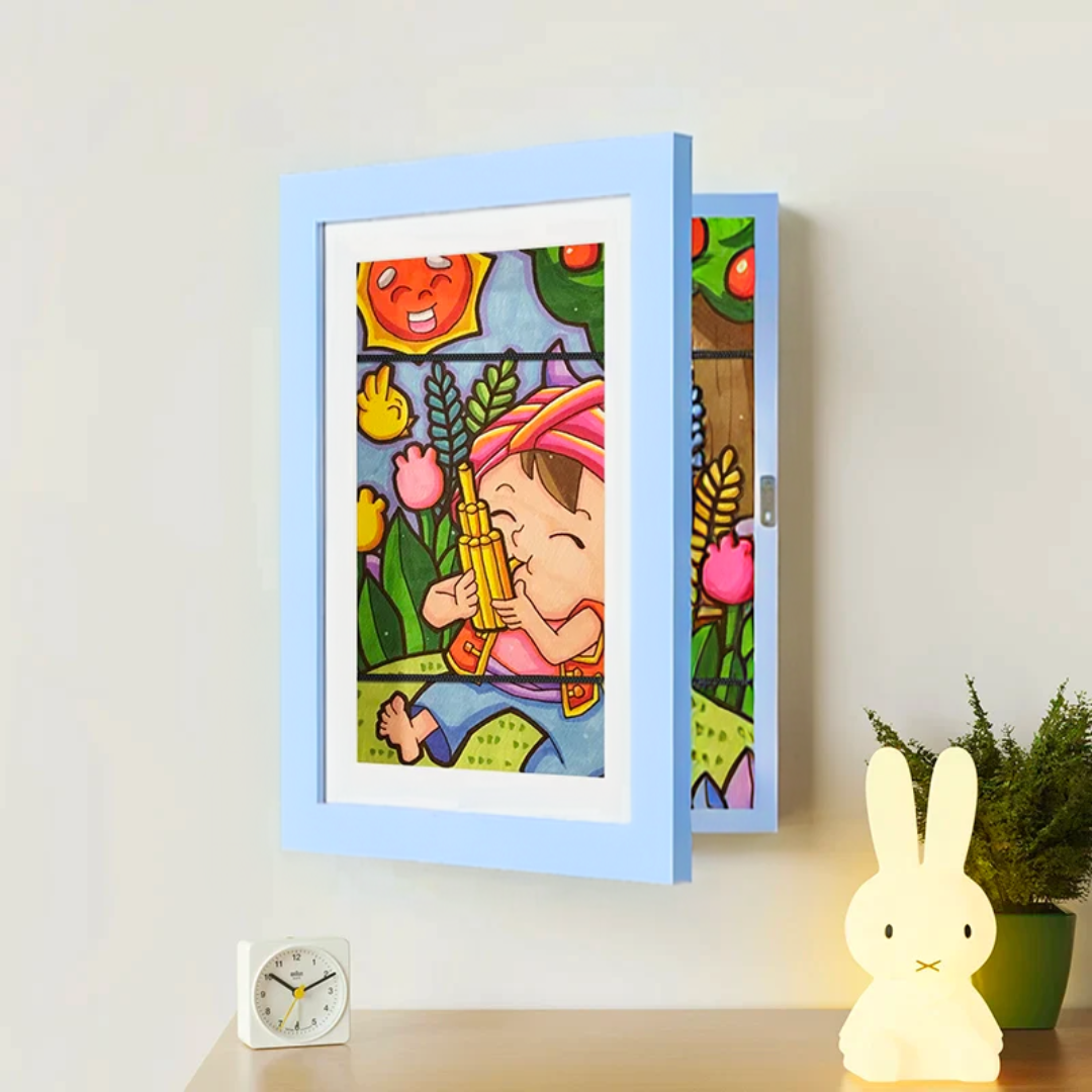 Forever Frame | Conveniently save all of your kids drawings
