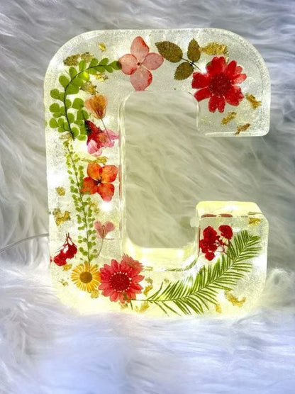 FloraGlow | Handmade Floral Night Light for a Dreamy Ambiance