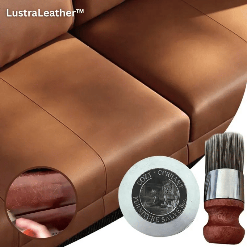 LustraLeather™ — Instantly Restores Color, Shine & Life to Tired Furniture