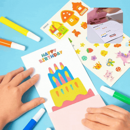 Creative Children's Squeegee Painting Kit
