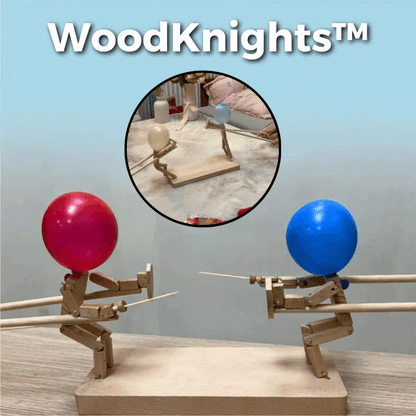 50% OFF | WoodKnights - Balloon Bamboo Man Sword Fight - Includes 100 Balloons [Last Day of Sale]