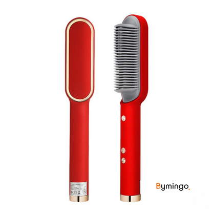 SilkGlide™ Straightening Brush - Smooth and Stylish Hair in Minutes!