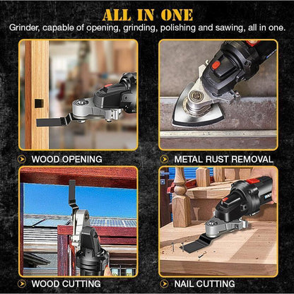 GrindMaster™ | Angle Grinder Conversion Universal Head Set