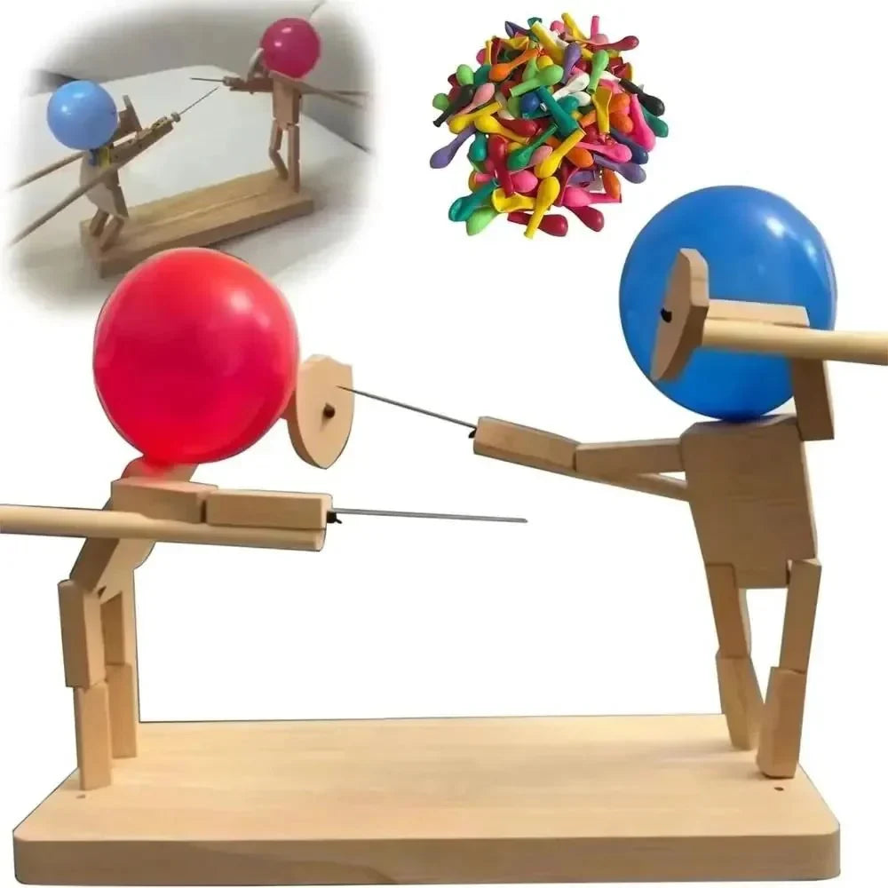 50% OFF | WoodKnights - Balloon Bamboo Man Sword Fight - Includes 100 Balloons [Last Day of Sale]