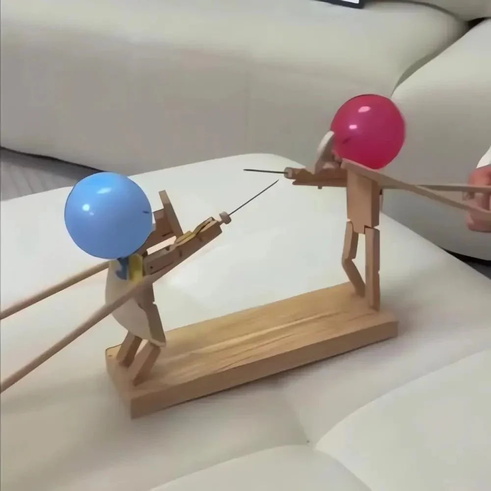 50% OFF | WoodKnights - Balloon Bamboo Man Sword Fight - Includes 100 Balloons [Last Day of Sale]