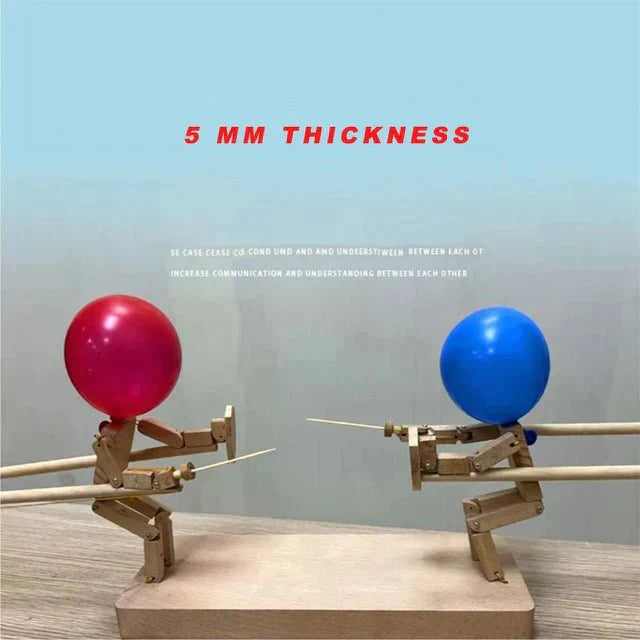 50% OFF | WoodKnights - Balloon Bamboo Man Sword Fight - Includes 100 Balloons [Last Day of Sale]