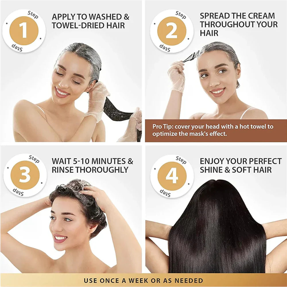 SilkShine Hair Elixir™ - Magical Keratin Hair Mask | Buy 1 Get 1 FREE