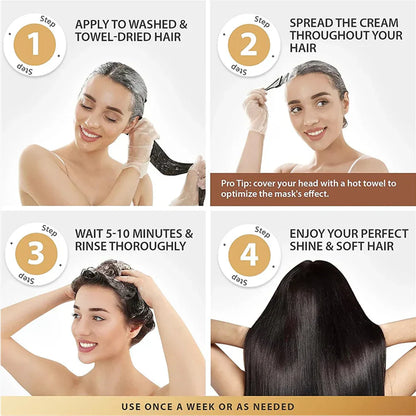 SilkShine Hair Elixir™ - Magical Keratin Hair Mask | Buy 1 Get 1 FREE
