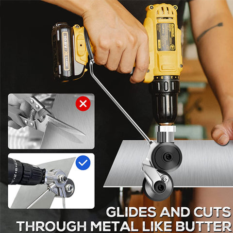 Electric Drill Shears™ - Turns a drill into a pair of scissors