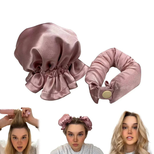 SatinGlow™ — Wake Up to Perfect Heatless Curls | 50% Off