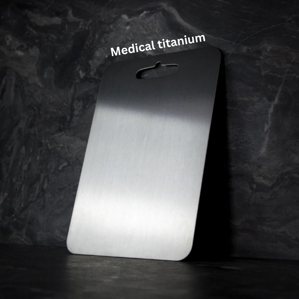 Unbreakable Titanium Board: Effortless, Sanitary Cutting Every Time