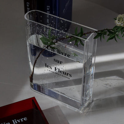 Milovaro - Books About Flowers - Book Vase