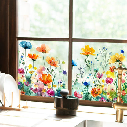 1+1 Free | Colorful Flower Stickers for your Windows!
