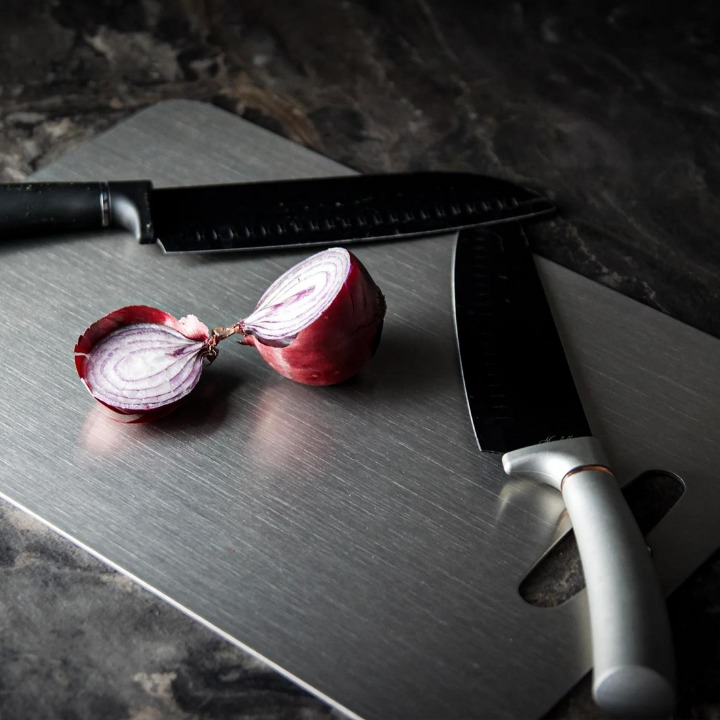 Unbreakable Titanium Board: Effortless, Sanitary Cutting Every Time