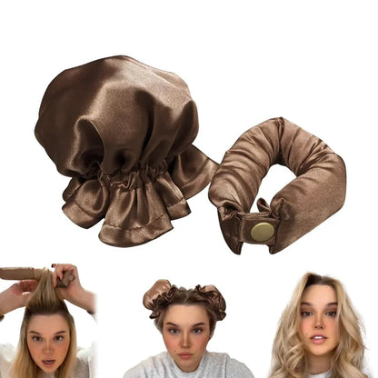 SatinGlow™ — Wake Up to Perfect Heatless Curls | 50% Off