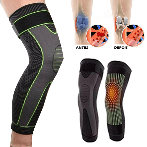 Self-heating knee band: fast pain relief
