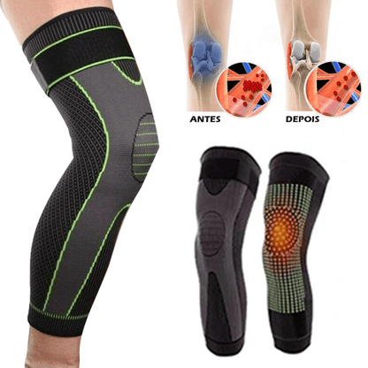 Self-heating knee band: fast pain relief