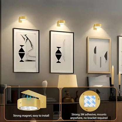 Wireless LED Picture Light – Perfectly Highlights Your Art
