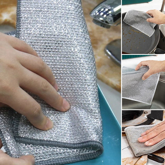 Scratch-resistant Chiffon for Gentle and Effective Cleaning (Set of 5)