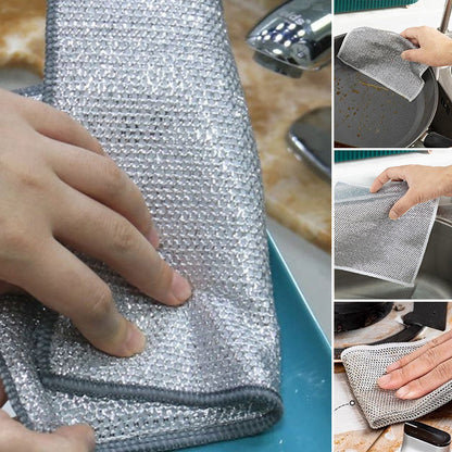5+5 FREE | FlexClean™ - Multi-Purpose Wire Cloths for Stubborn Stains [Last Day Discount]